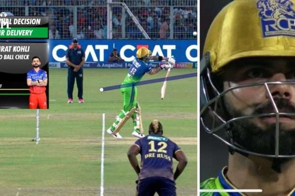 Virat Kohli Dismissal vs KKR In the 36th Match