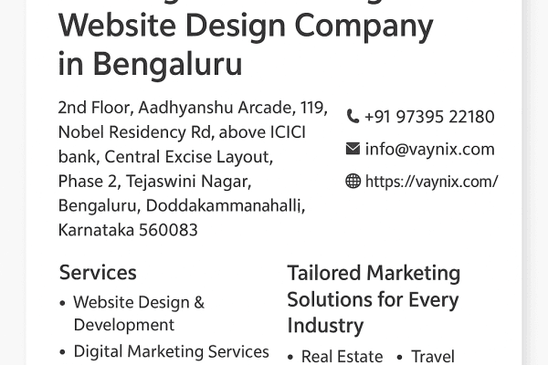 Vaynix Web Solutions