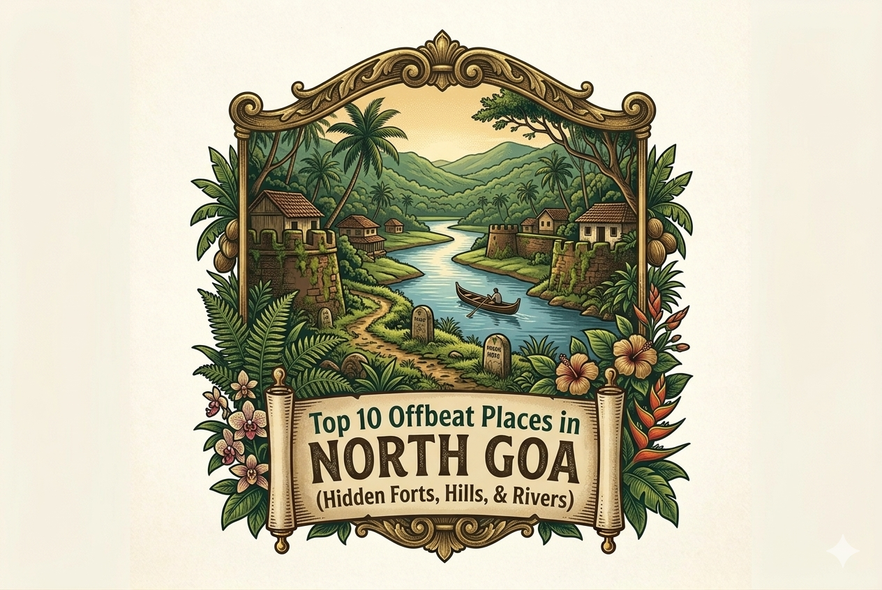 Offbeat Places in North Goa: Top 10 Hidden Gems Beyond Beaches (2026 Guide)